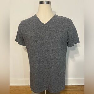 Express V-Neck Dark Gray T-shirt